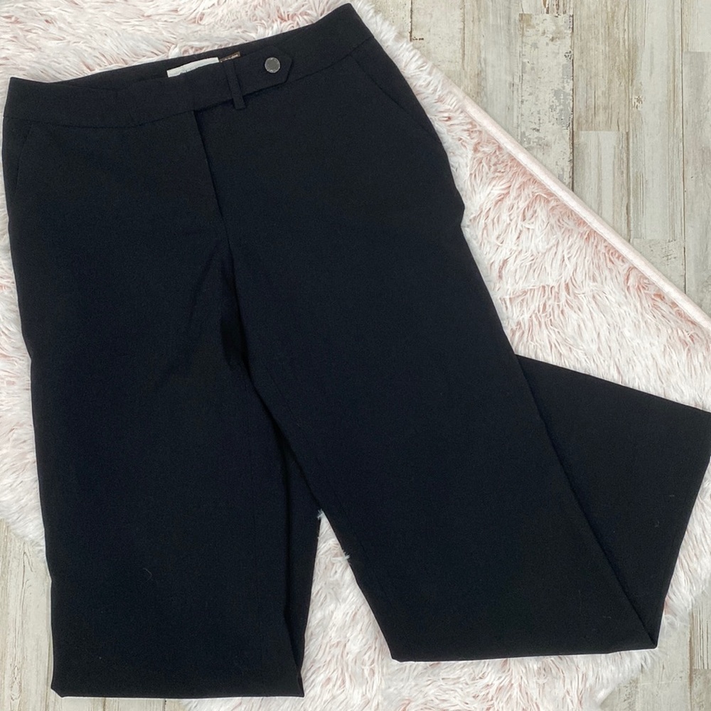 Calvin Klein Classic Fit Black Work Dress Slacks 6P Petite